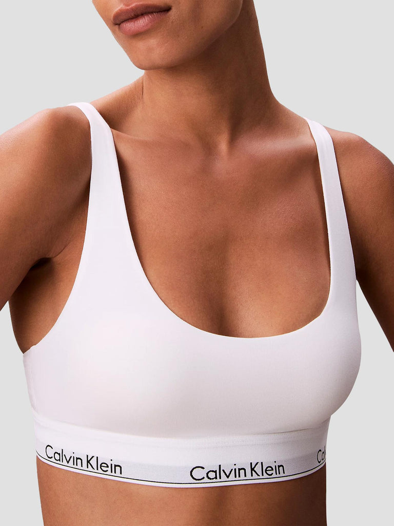 LIGHTLY LINED BRALETTE QF8503 100 CALVIN KLEIN 