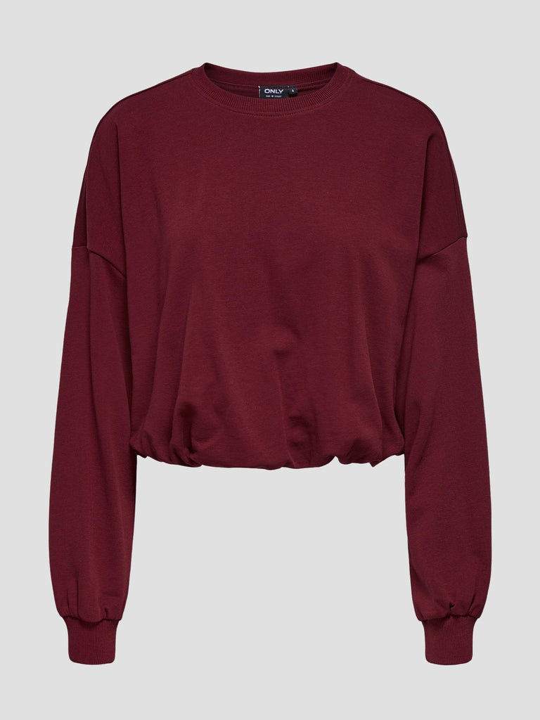 ONLFIE L/S BALLOON UB SWT 15356118 CABERNET ONLY 