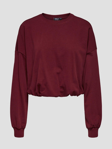 ONLFIE L/S BALLOON UB SWT 15356118 CABERNET ONLY 