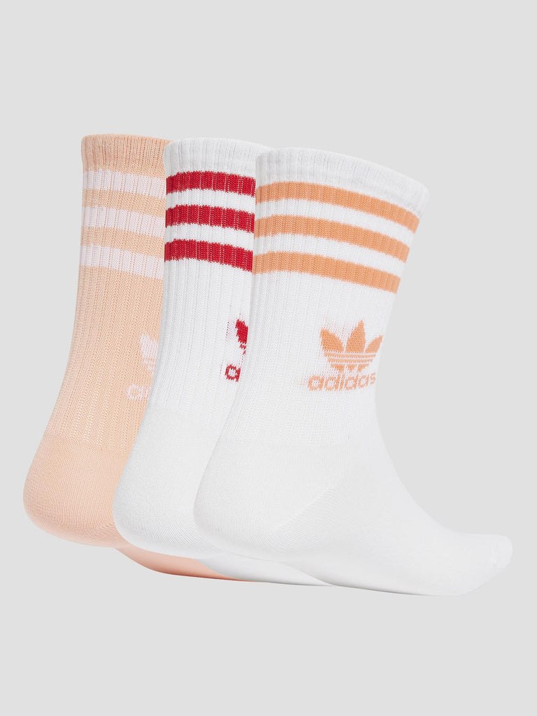 CREW SOCK 3STR JI9472 WHITE GLOW PINK ADIDAS 