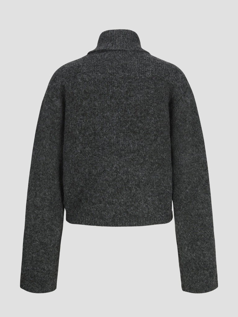 JXROSANNA ROLL NECK KNIT 12264137 DARK GREY MELANGE JJXX 