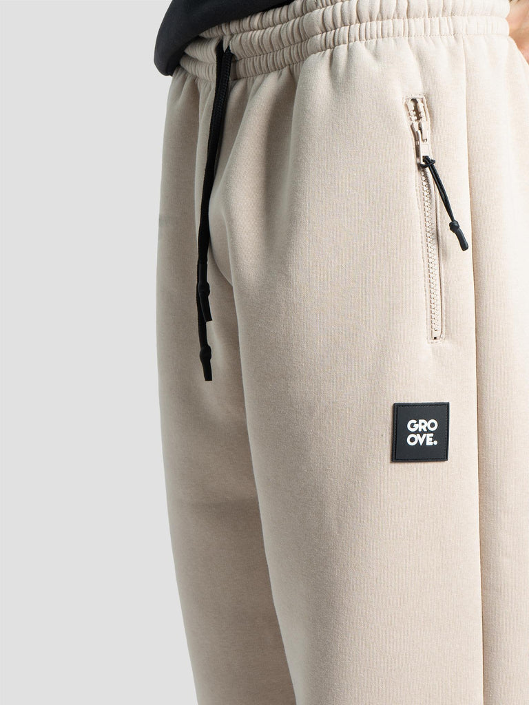 PANTA ZIP POLYCOTTON PESO INVERNALE BARL432 SABBIA GROOVE 