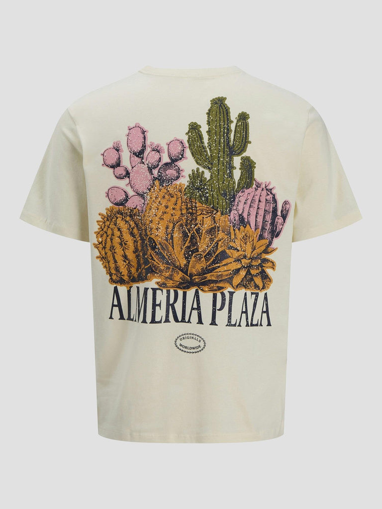 JORCANGGU ILLU TEE SS CREW NECK 12277228 ANTIQUE WHITE JACK&JONES 