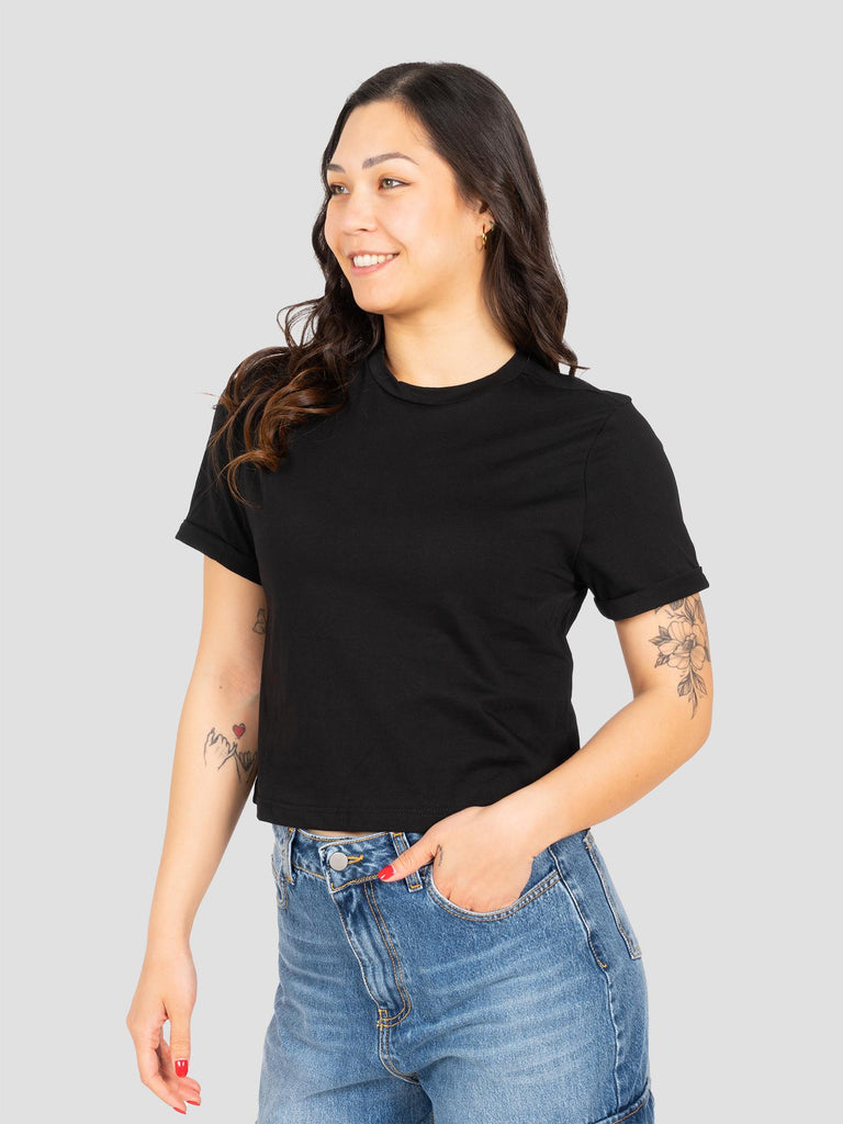 CROPPED JERSEY BARL102W NERO GROOVE 