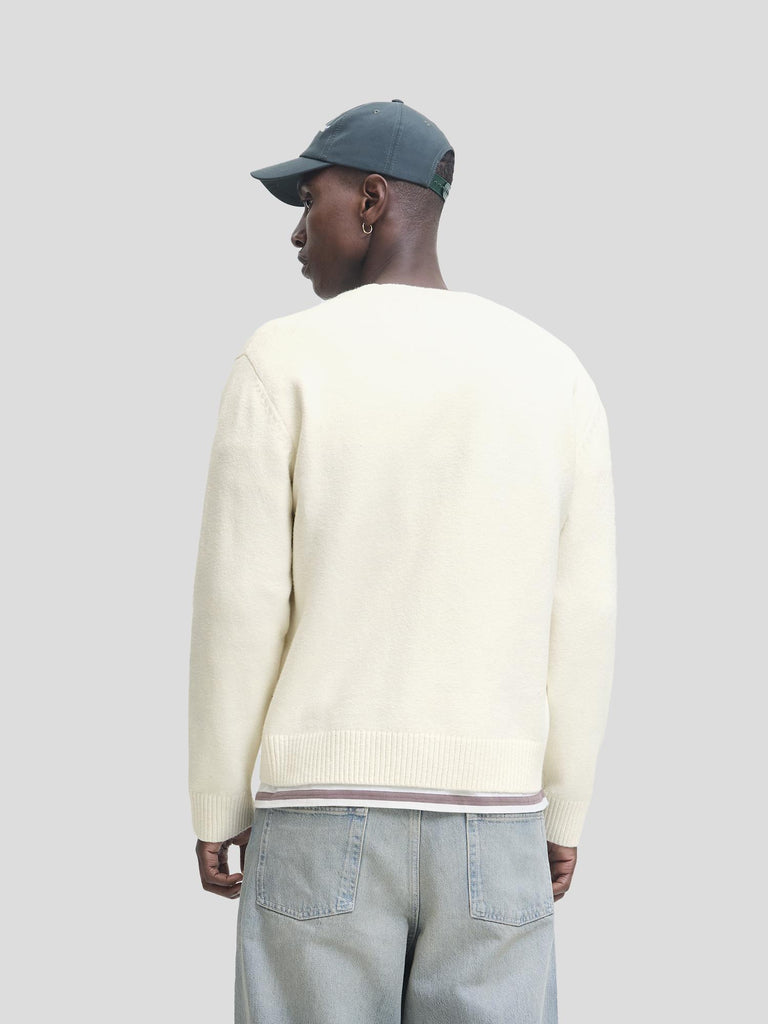 JORNORREBRO KNIT CARDIGAN LN 12282732 SEA SALT JACK&JONES 