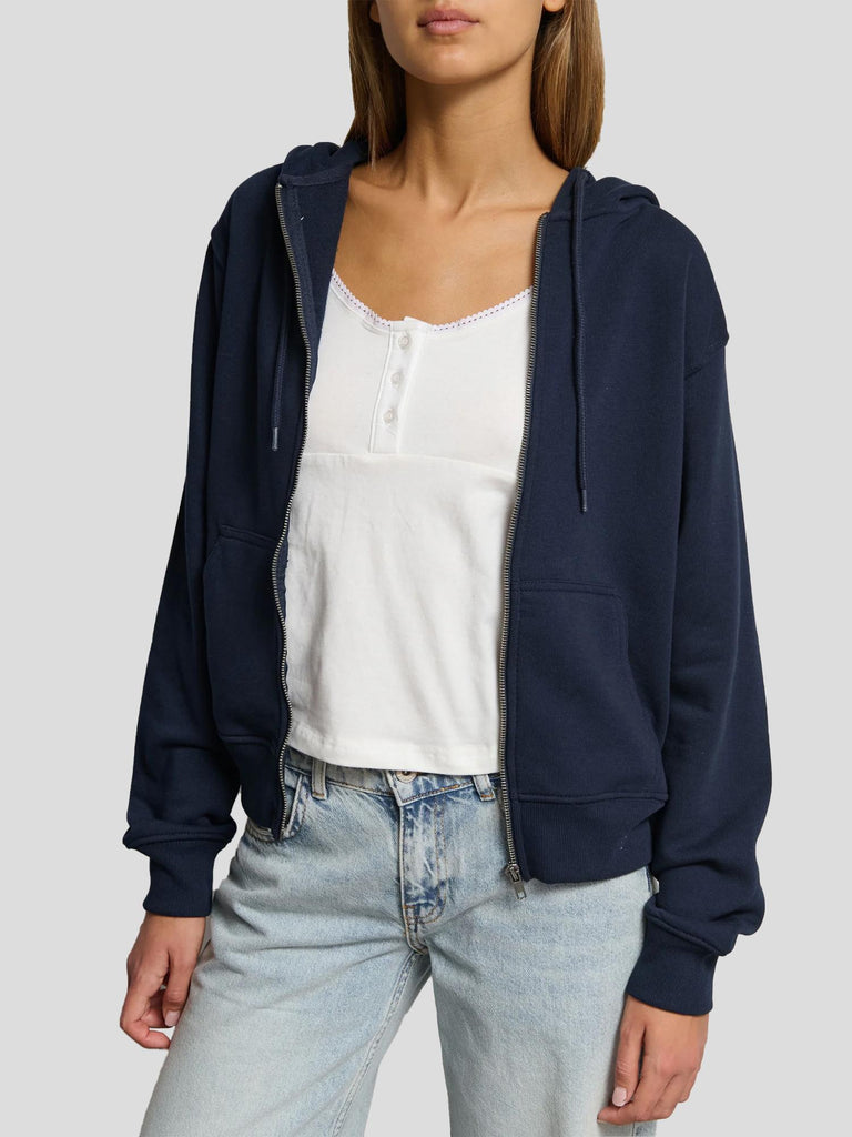 FELPA CON CAPPUCCIO KHLOE DK NAVY SUITE BENEDICT 