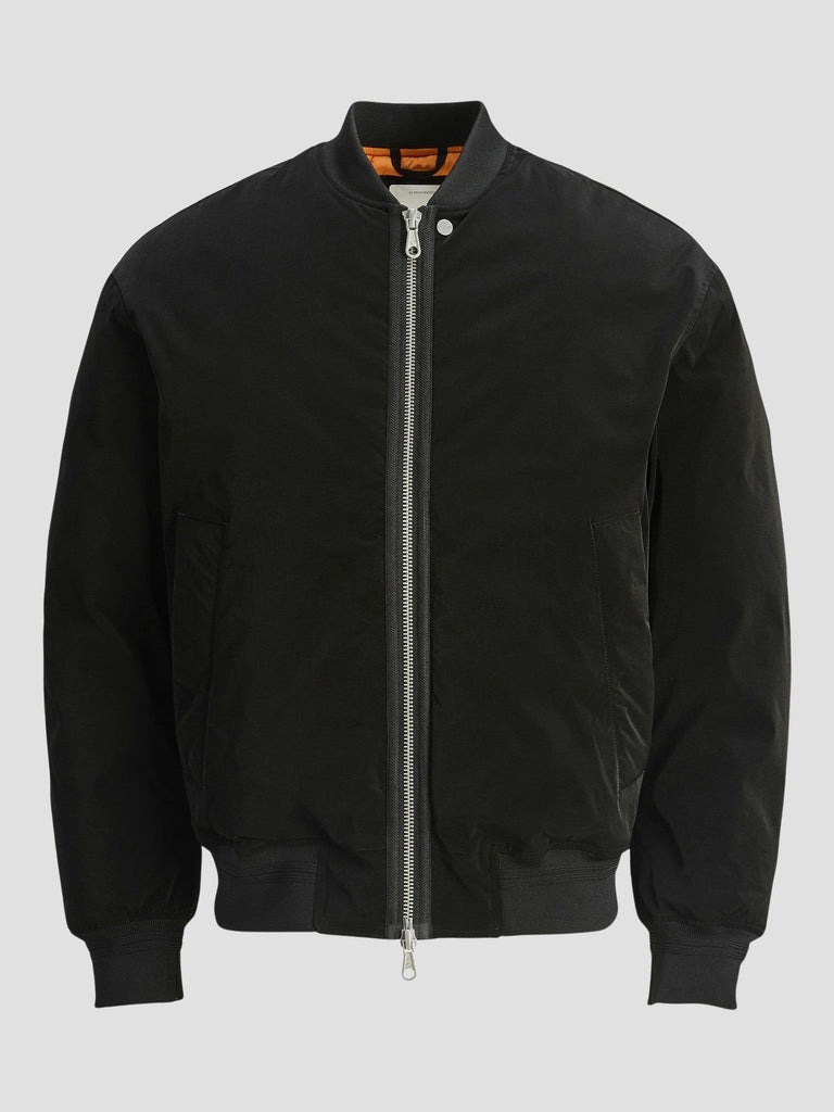 JCOCREST BOMBER JACKET 12287585 BLACK JACK&JONES 