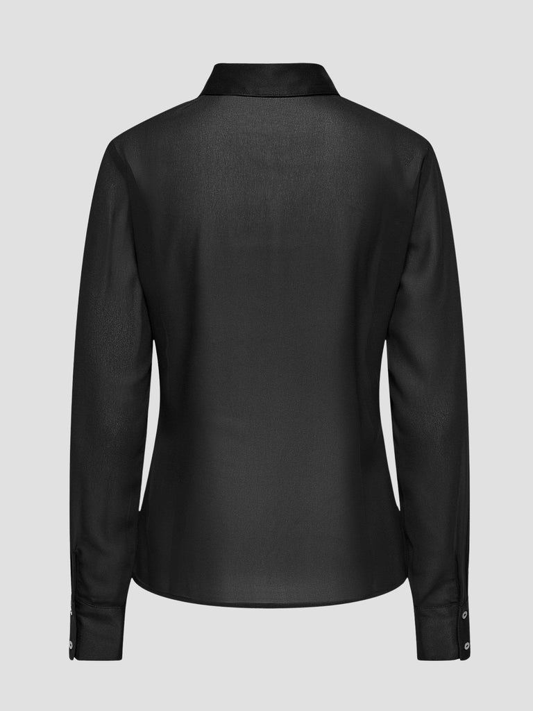 ONLSTAR LIFE L/S BRE MIX SHIRT SOLID 15360298 BLACK ONLY 