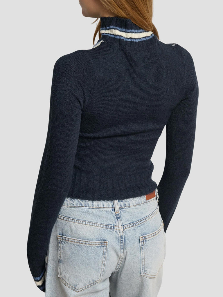 CARDIGAN A ROMBI PERTY DK NAVY SUITE BENEDICT 