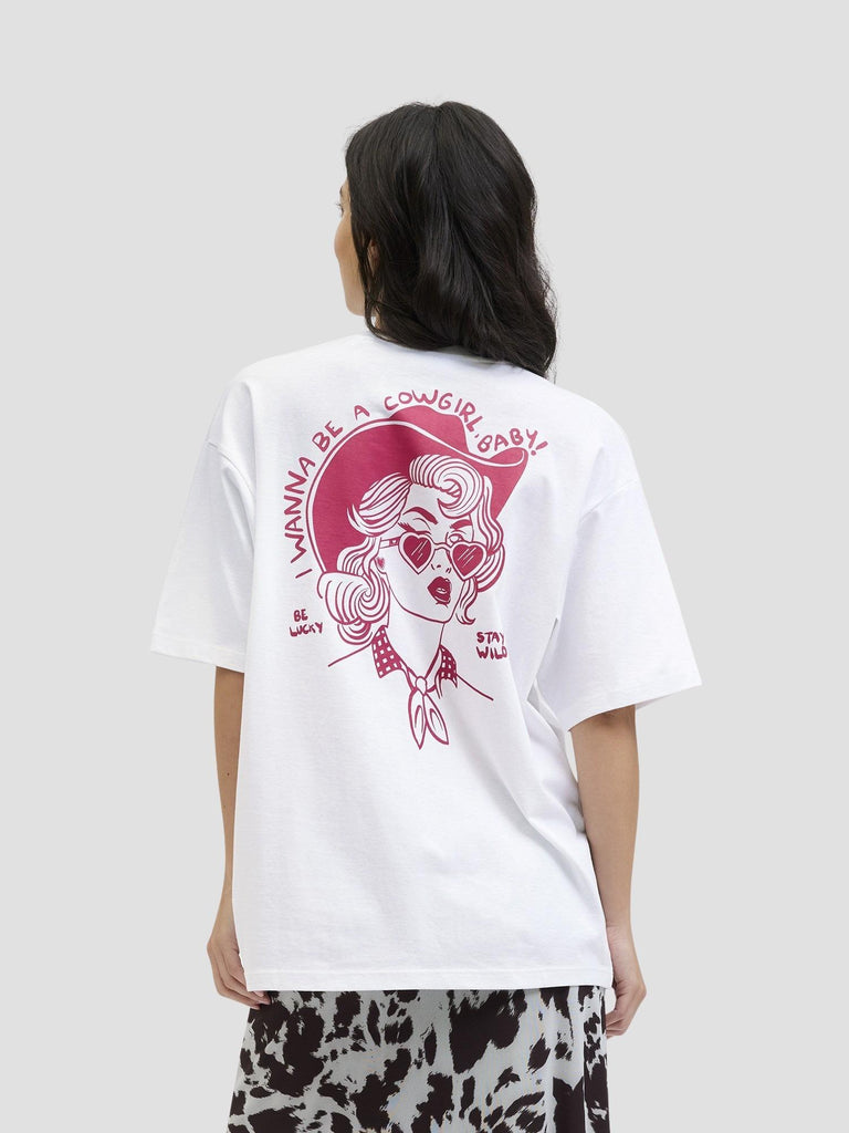 JXMILLOW LOOSE SS TEE JRS 12264392 BRIGHT WHITE JJXX 