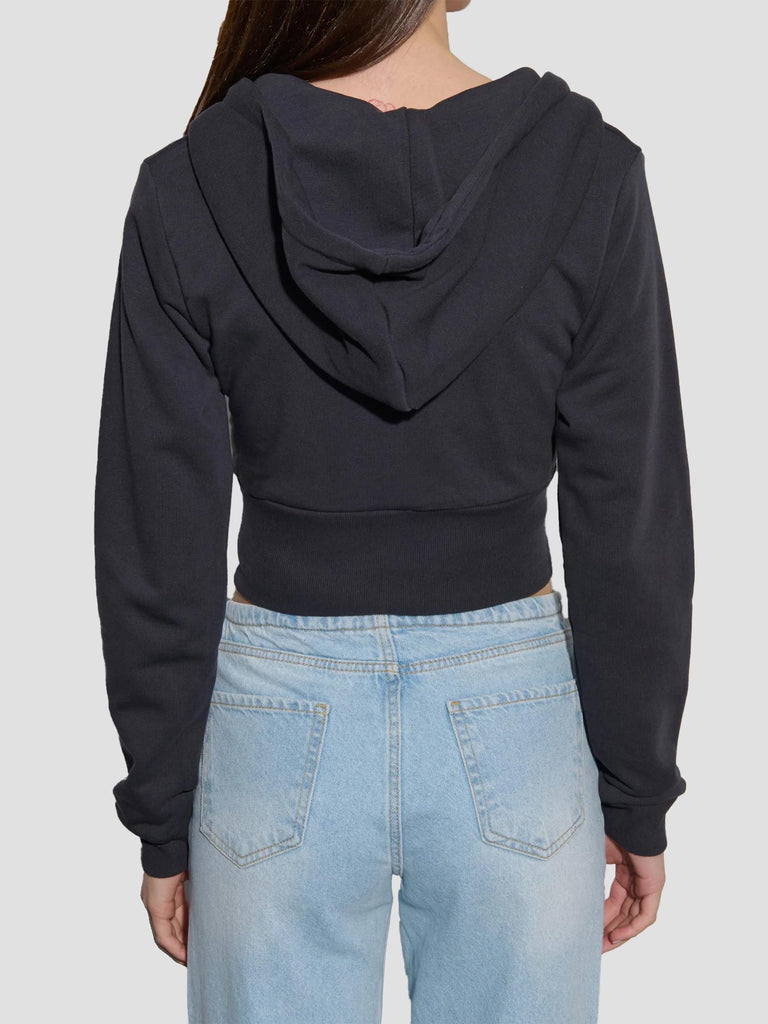 FELPA CROP EFFETTO CORSETTO KREPE251 MIDNIGHT SUITE BENEDICT 