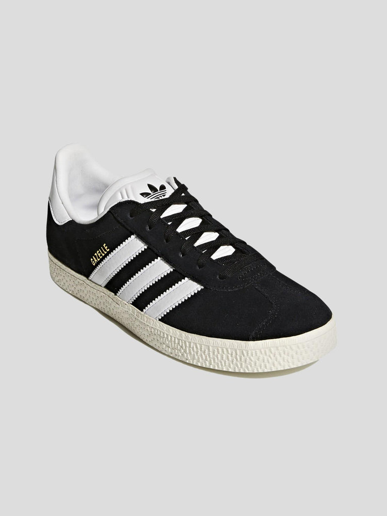 GAZELLE J BB2502 BLACK WHITE ADIDAS 
