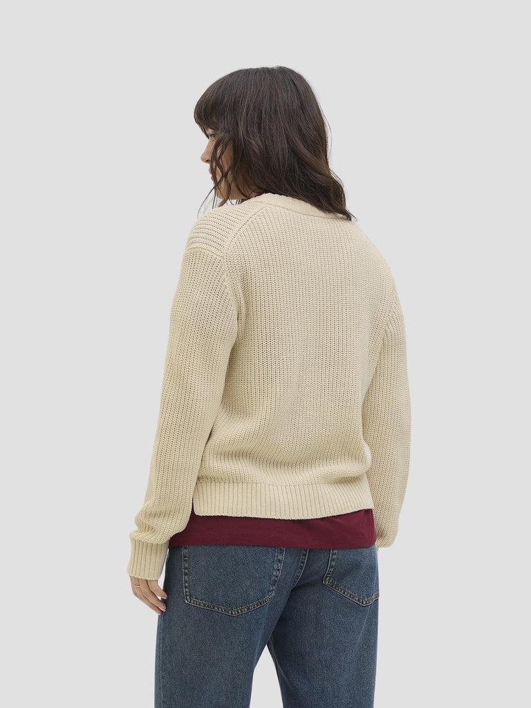 JXGLOBAL CREW NECK KNIT 12288012 MOONBEAM JJXX 