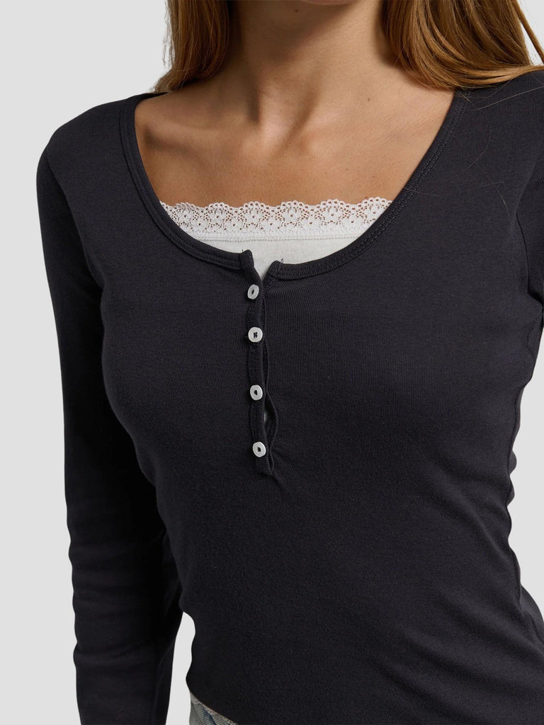 TOP DOPPIO CON PIZZO GENEVE-Y MIDNIGHT SUITE BENEDICT 