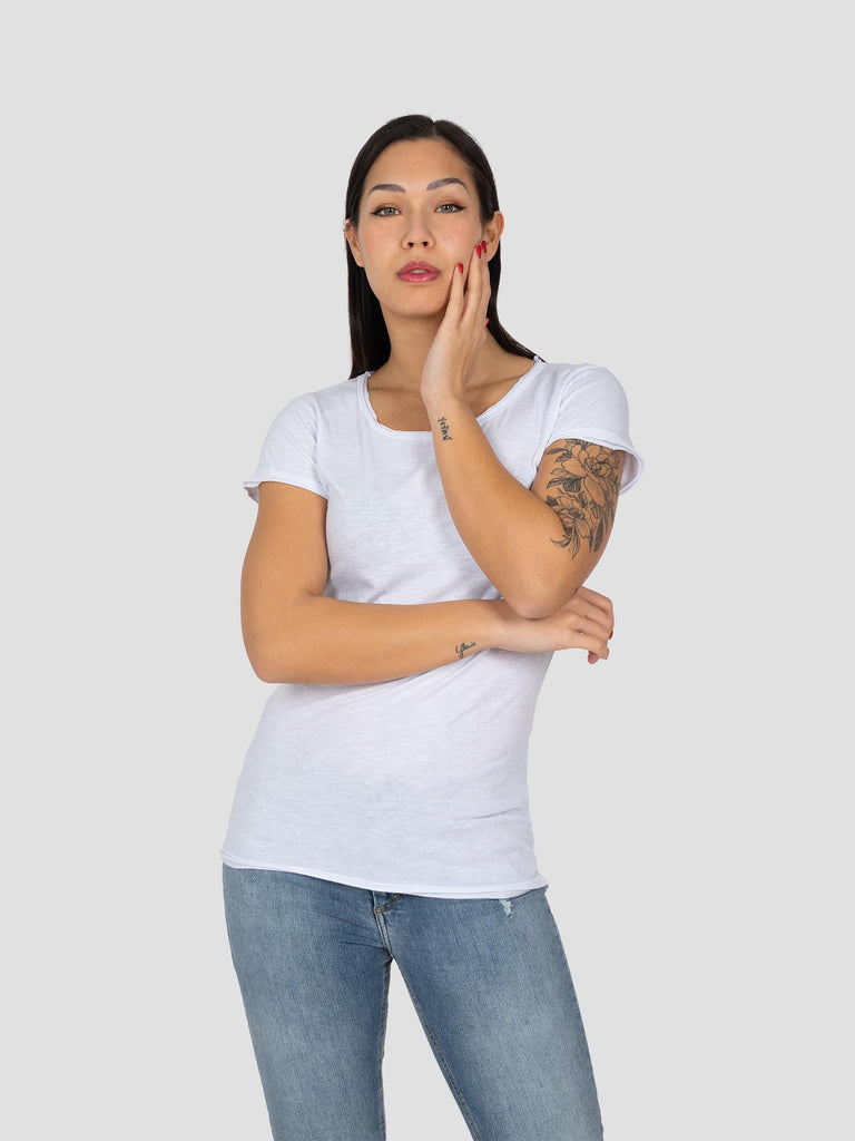 JERSEY FIAMMATA TAGLIO VIVO BARL1W BIANCO GROOVE 
