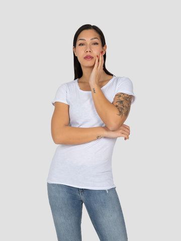 JERSEY FIAMMATA TAGLIO VIVO BARL1W BIANCO GROOVE 