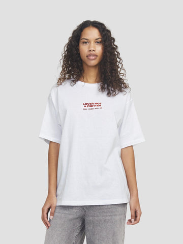 JXVALENTINE LOOSE SS TEE JRS 12275280 BRIGHT WHITE JJXX 