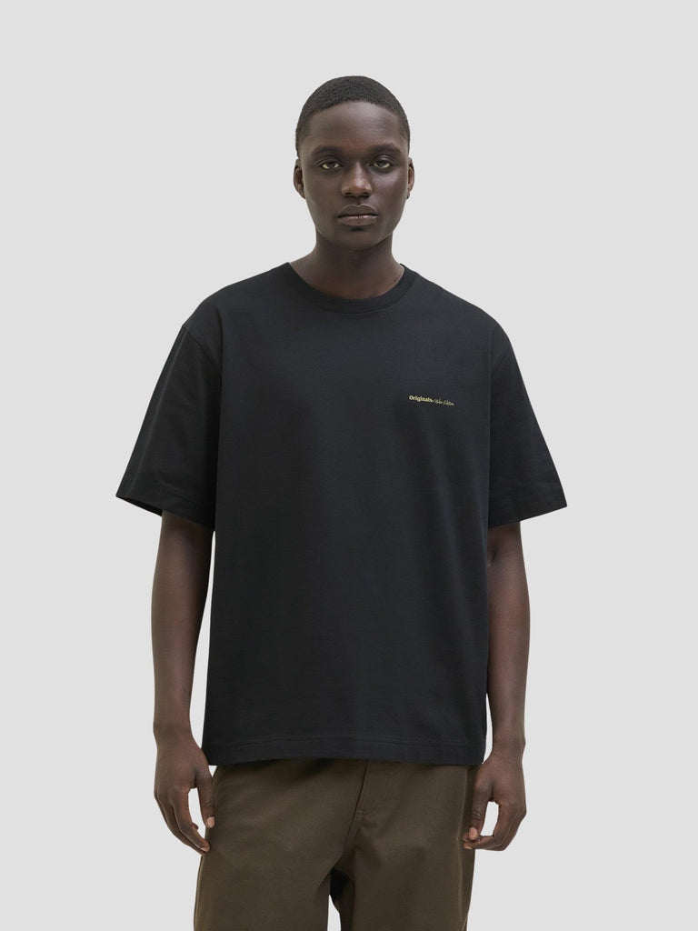 JORPAROS EASTER SKETCH TEE SS CREW N LN 12273171 BLACK JACK&JONES 