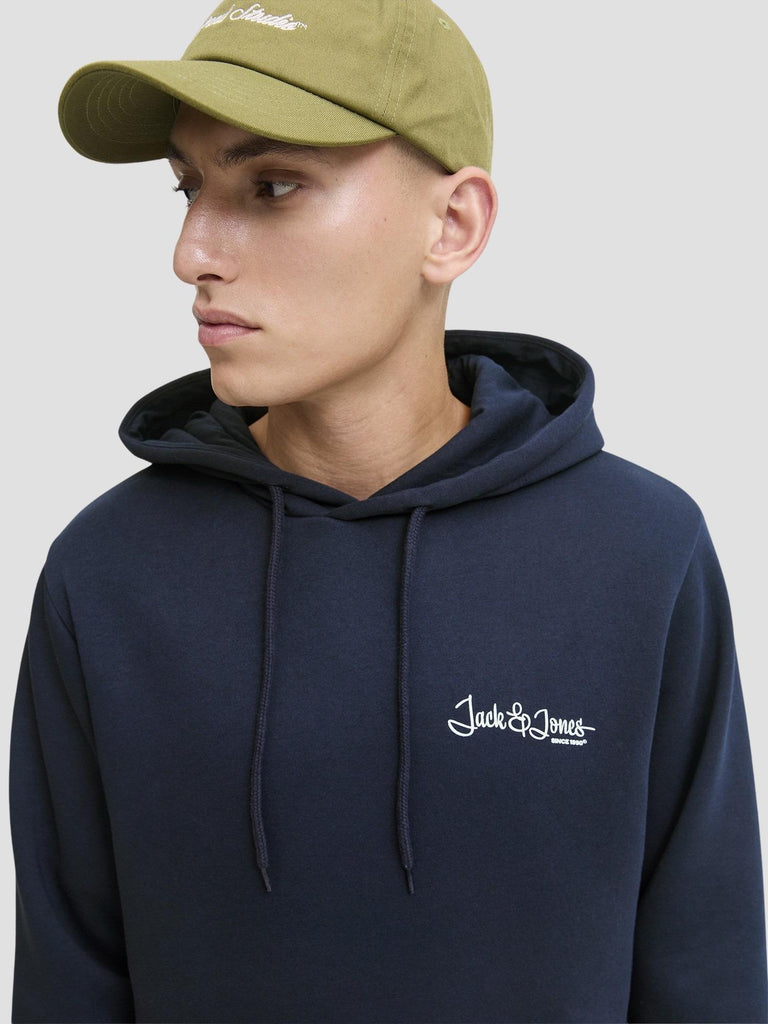 JJYUKI FRONT SWEAT HOOD 12287229 SKY CAPTAIN JACK&JONES 