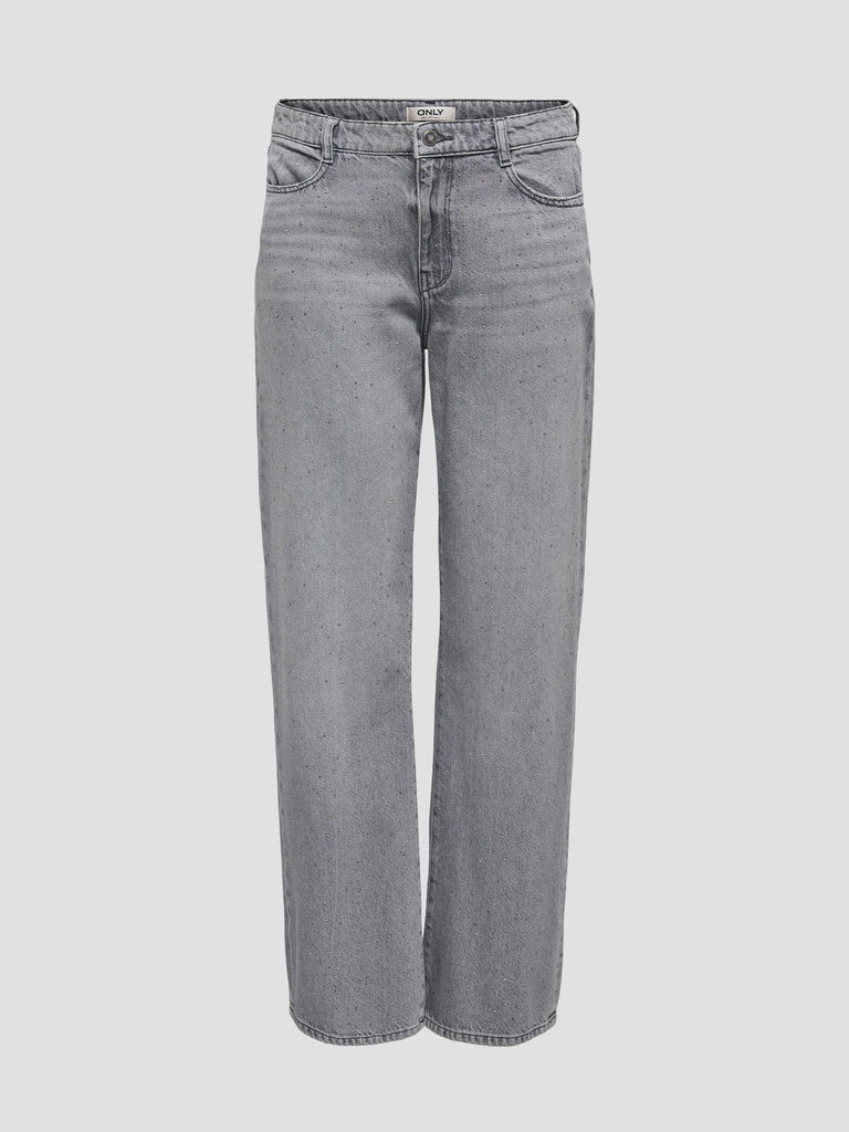 ONLCOBAIN REG WIDE RHINESTONE DNM TAI 32 15352128 MEDIUM GREY DENIM ONLY 