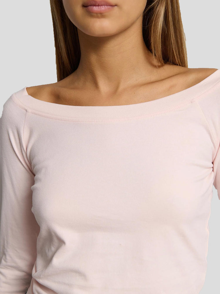 MAGLIETTA SCOLLO DRITTO GUATEMALA PINK SUITE BENEDICT 