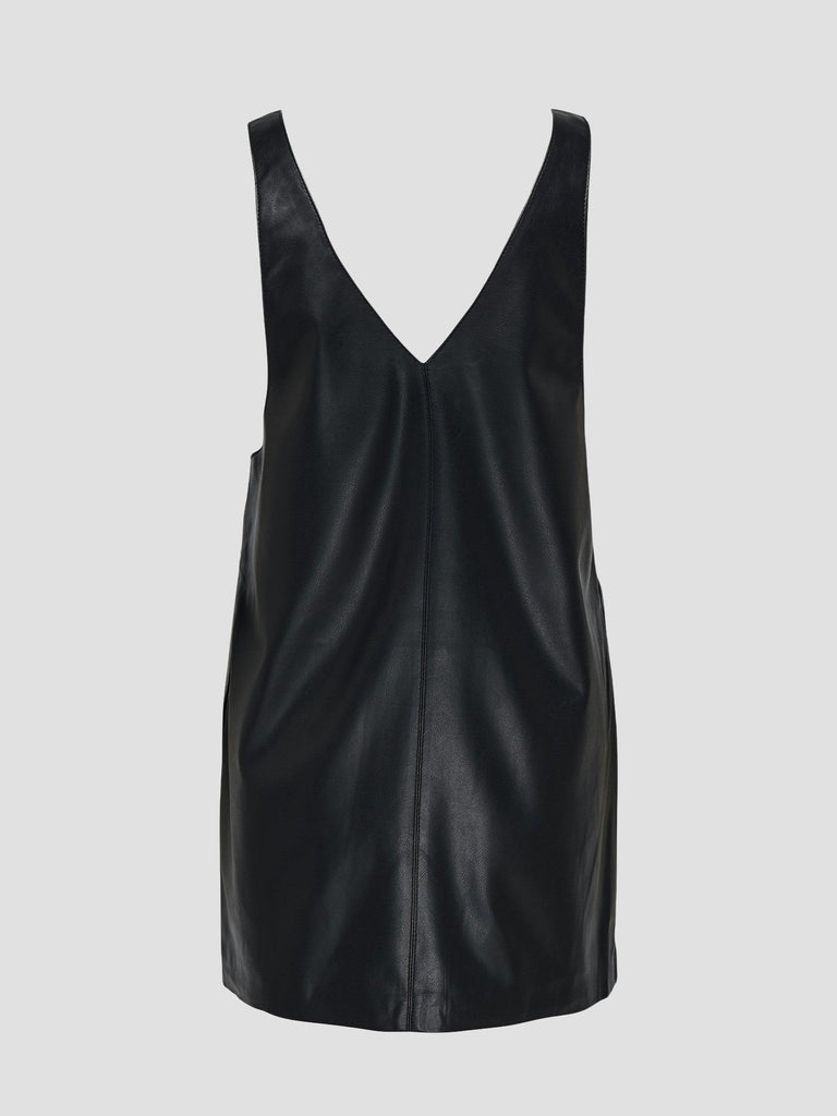 ONLHEIDI FAUX LEATHER SPENCER DRESS OTW 15356635 BLACK ONLY 