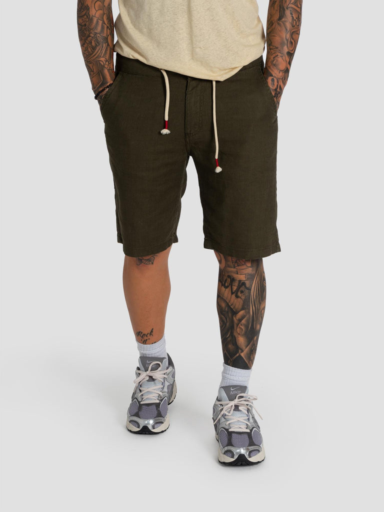 PANTALACCIO CINO CUCITURE BR5106US25 ARMY GROOVE 