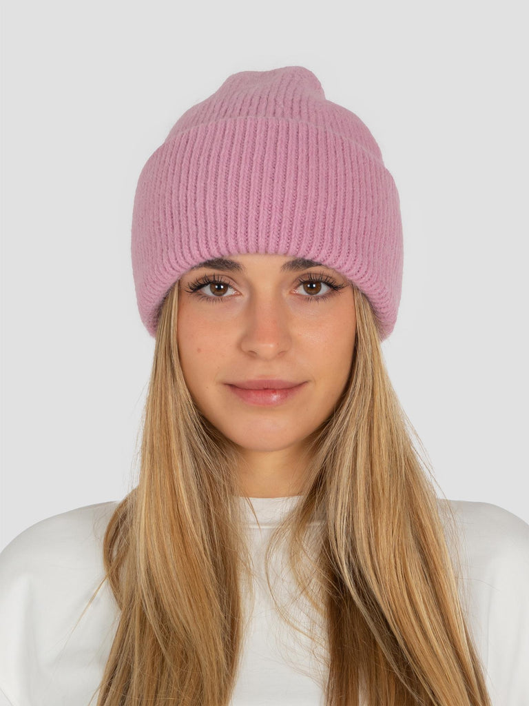 BEANIE MISTO LANA FASCIA ALTA GRO2013 ROSA POLVERE GROOVE 