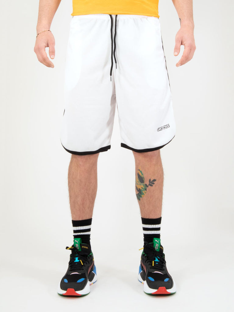 BEACH SHORT BARL2 BIANCO GROOVE 