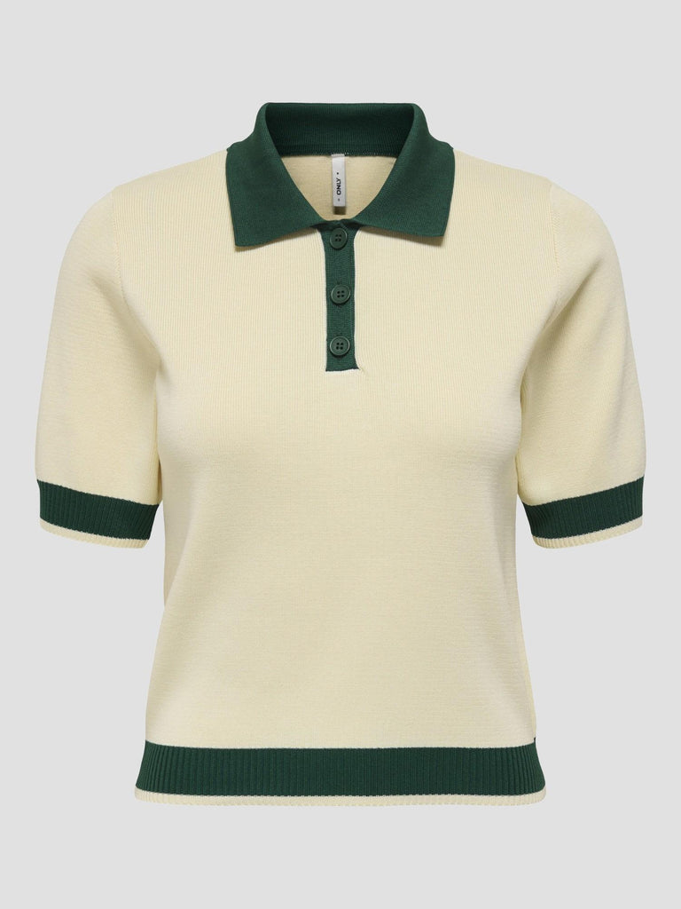 ONLALICE SS POLO CC KNT 15350093 PINENEEDLE ONLY 