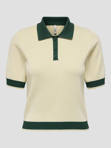 ONLALICE SS POLO CC KNT 15350093 PINENEEDLE ONLY 