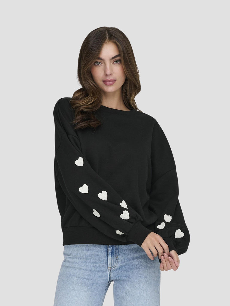ONLMACY L/S O-NECK BOX CC SWT NOOS 15352921 BLACK ONLY 