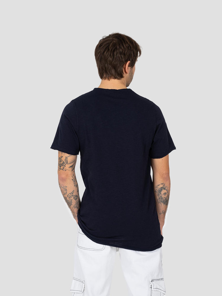 JERSEY FIAMMATA TAGLIO VIVO TSHIRT001 BLU GROOVE 
