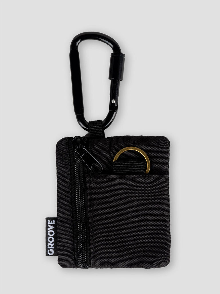 PORTAMONETE CON MOSCHETTONE GRO7022 BLACK GROOVE 