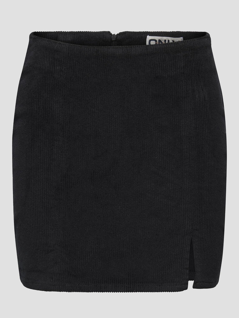 ONLLENI-GLOBAL SHORT CORD SLIT SKIRT PNT 15353633 BLACK ONLY 