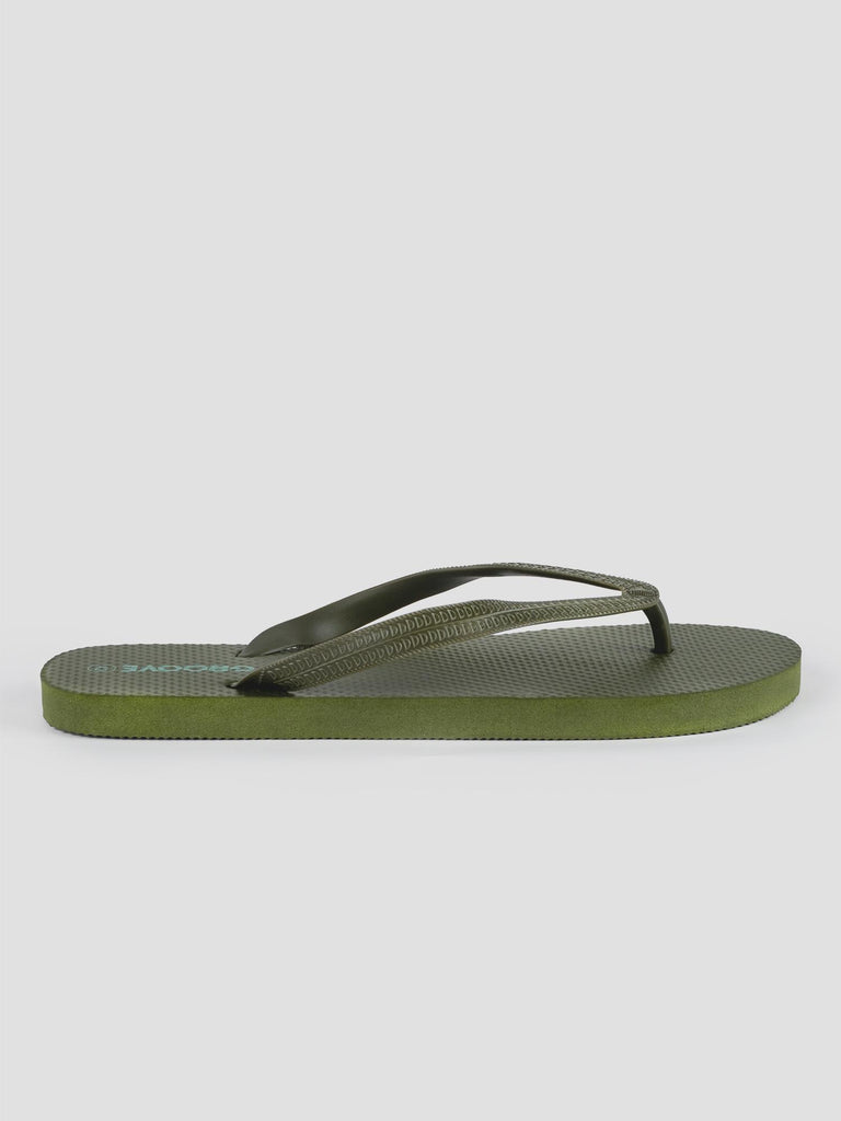 FLIP FLOP CLASSIC FLIPSL002 VERDE MILITARE GROOVE 