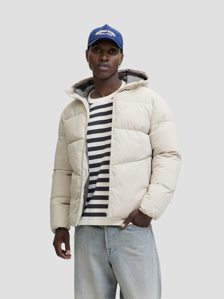 JJGLOBAL PUFFER JACKET 12283517 MOONBEAM JACK&JONES 