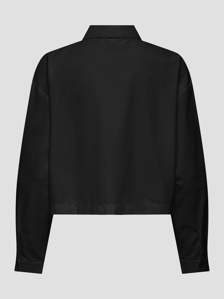 JDYRUBY L/S LOOSE SHORT SHIRT WVN 15353863 BLACK JACQUELINE DE YONG 