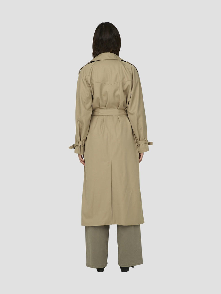 ONLCHLOE TRENCHCOAT DOUBLE B. OTW NOOS<BR/><BR/><BR/><BR/> 15242306 TANNIN ONLY 