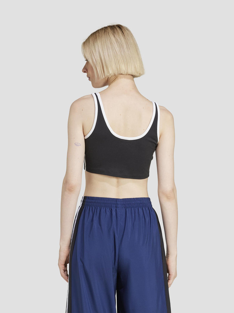 3S BRA TOP JD4612 BLACK WHITE ADIDAS 