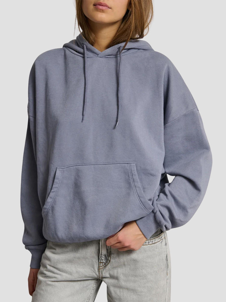 FELPA OVERSIZE CON STAMPA KEIRA-SCUSA INDIGO WASHED SUITE BENEDICT 