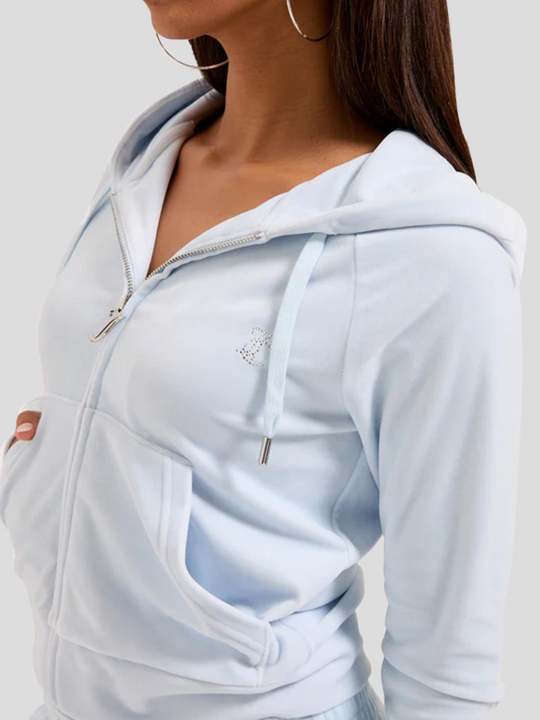 MADISON OUTLINE HOODIE POLYESTER VIJH70698WPF J11 JUICY COUTURE 