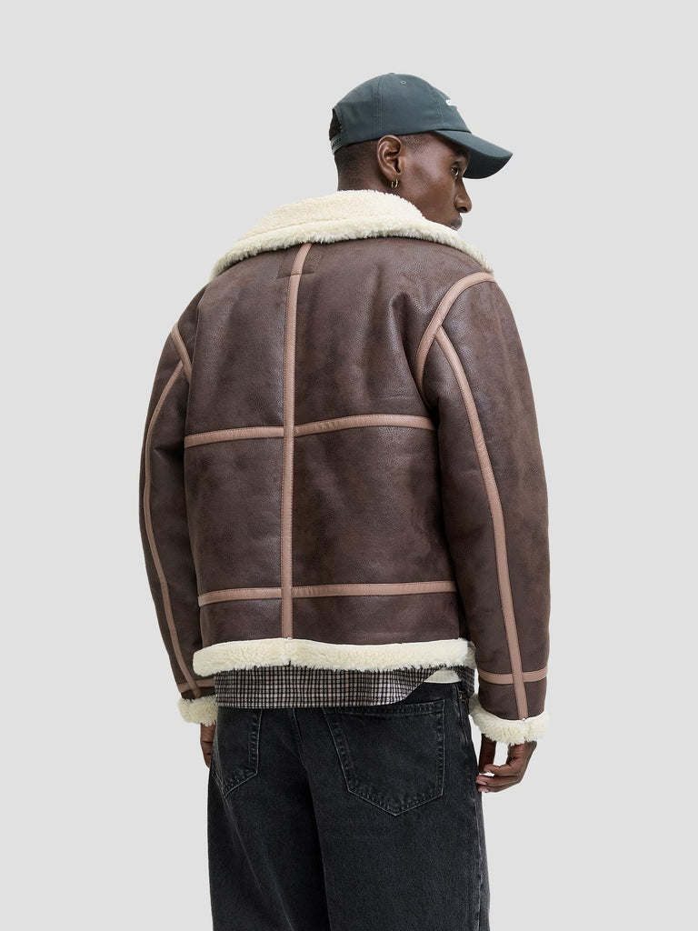 JORLIVERPOOL AVIATOR JACKET SN 12282948 CHOCOLATE TORTE JACK&JONES 