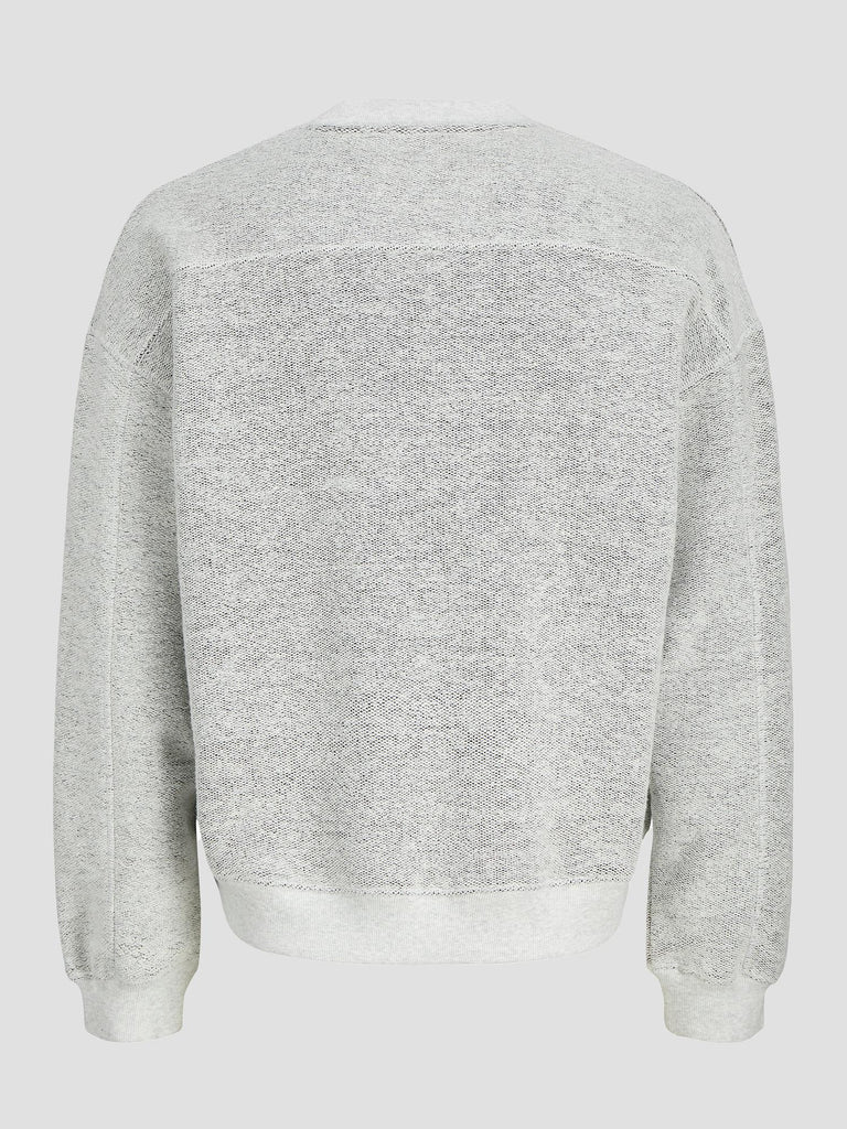 JCOMOTION TEXTURED SWEAT CREW NECK 12282858 LIGHT GREY MELANGE JACK&JONES 