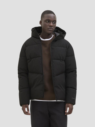 JJGLOBAL PUFFER JACKET 12283517 BLACK JACK&JONES 