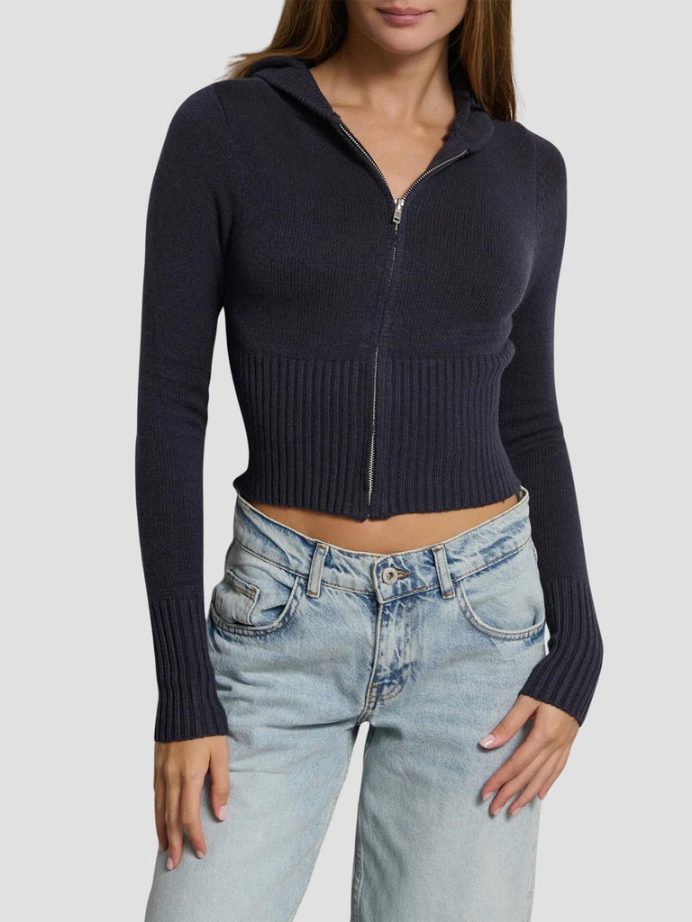 CARDIGAN CON ZIP POPPY-NEW MIDNIGHT SUITE BENEDICT 