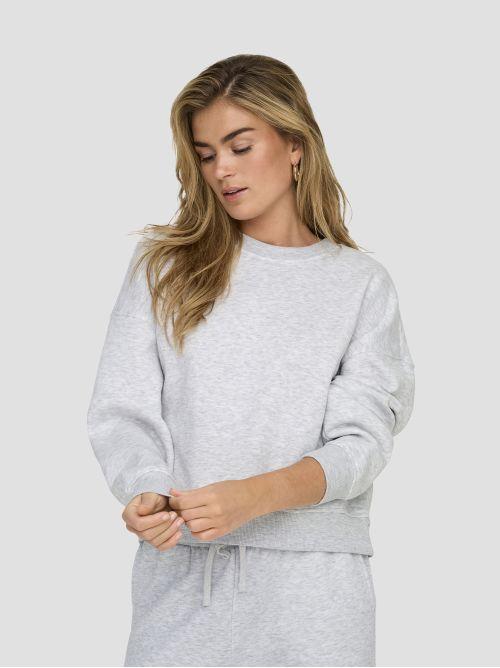ONLBEST LIFE L/S CREW NECK SWT NOOS 15338727 LIGHT GREY MELANGE ONLY 