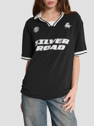 T-SHIRT FOOTBALL LIUK BLACK-OFFWH SUITE BENEDICT 