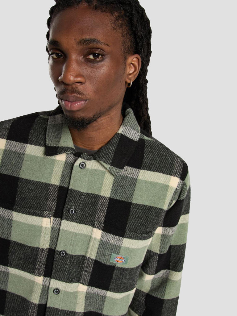 PLAID COALING LS SHIRT 4XZZ L191 DICKIES 