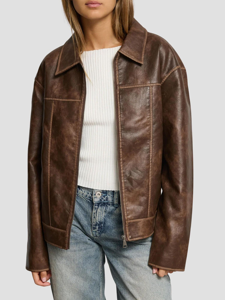 GIACCA ECOPELLE OKAYAMA BROWN SUITE BENEDICT 